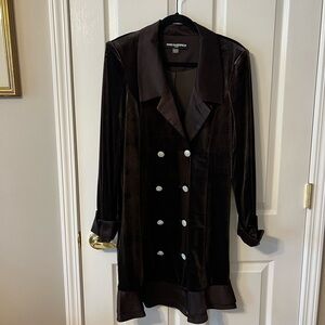 NWT Karl Lagerfeld Brown Blazer Dress